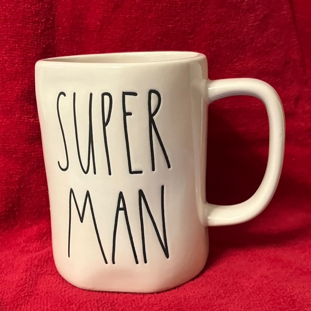 💐 2/$25💐 Rae Dunn Artisan Collection ‘Superman’ Ceramic Mug